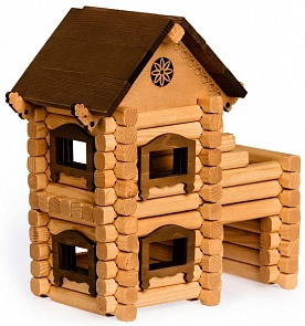 Деревянный конструктор – Терем, 98 деталей (Томик, 1-23 ТОМИКsim)